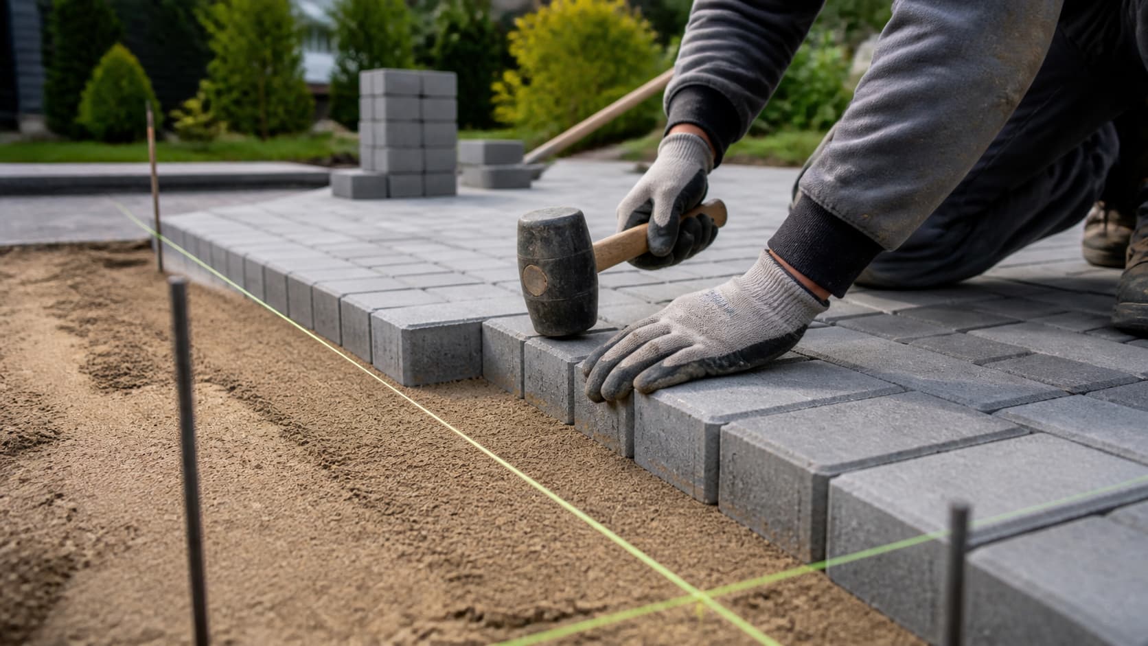 Groundworks and paving