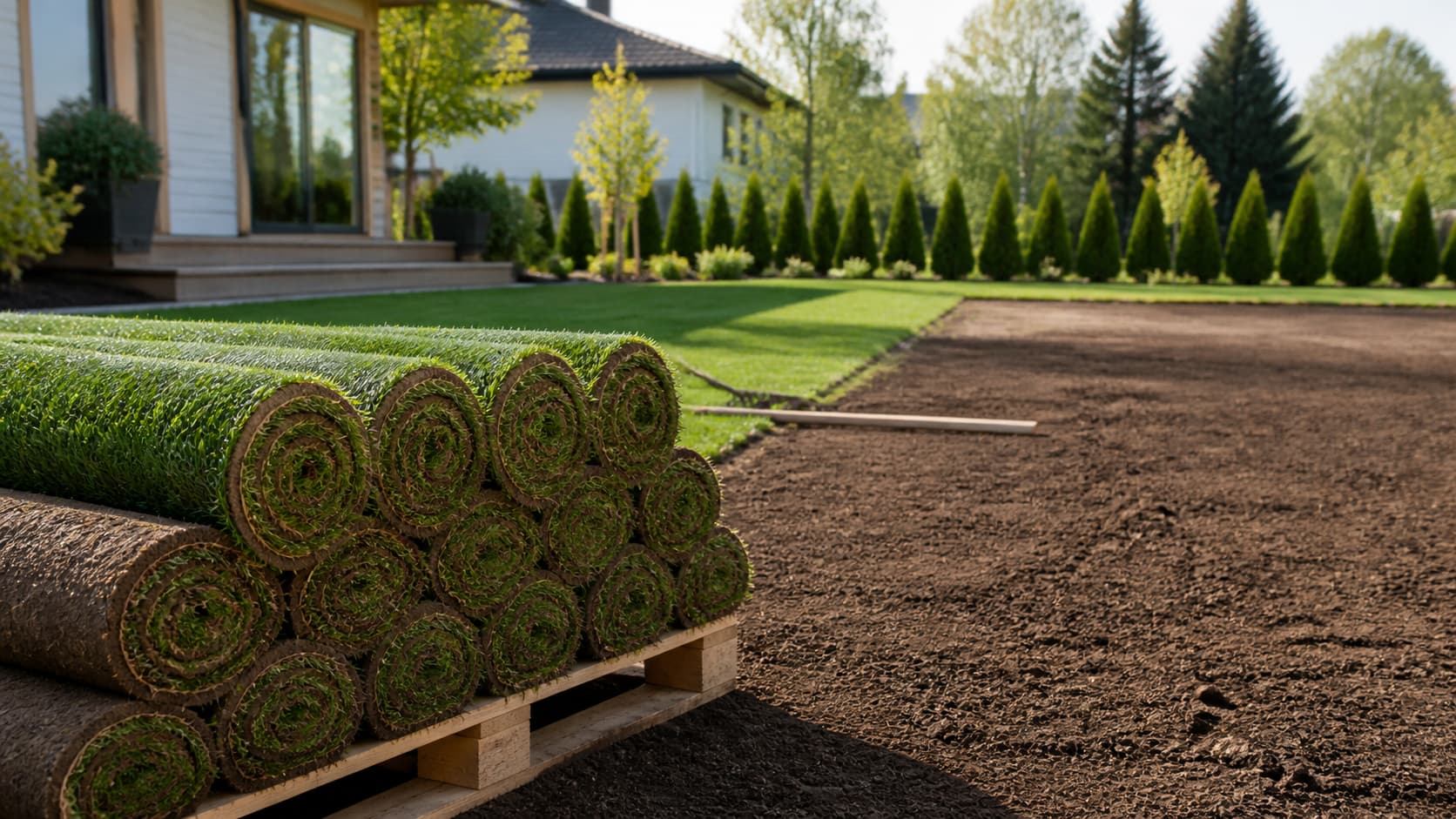 When is the best time to install rolled turf?