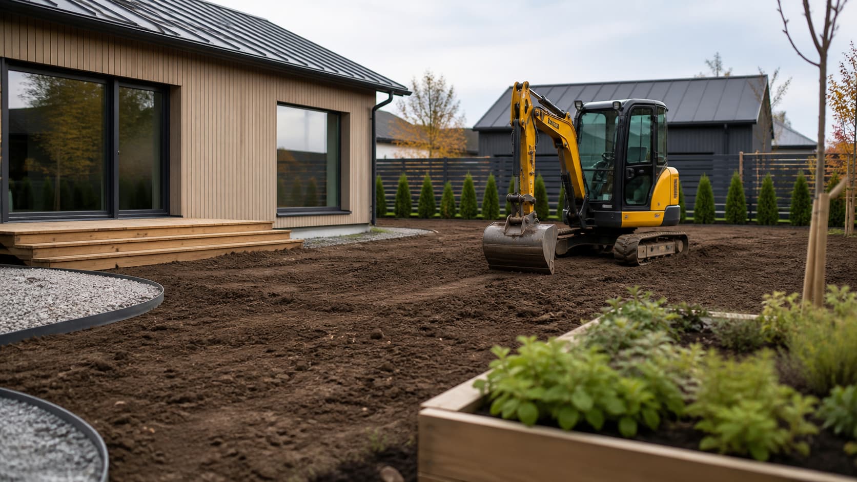 Landscaping a new plot: where to start