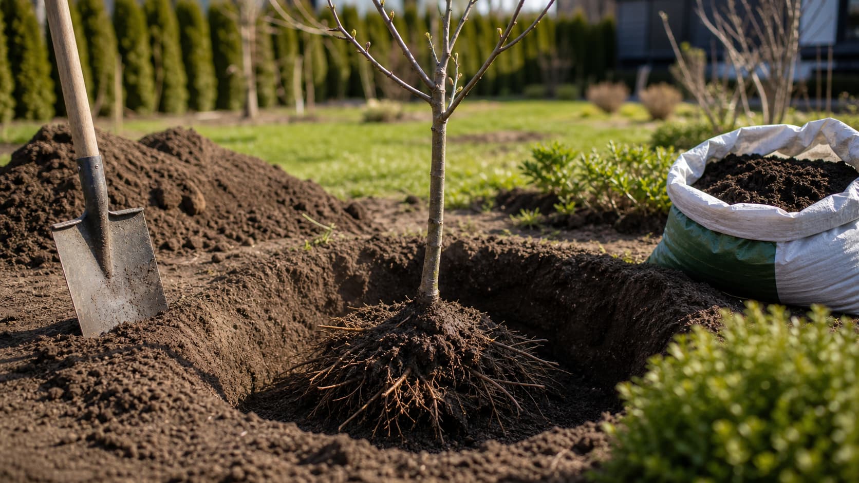 How to plant a fruit tree properly